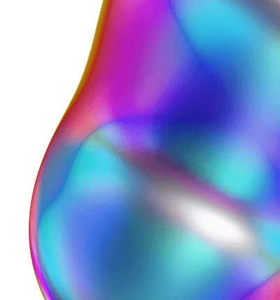 Decorative colorful abstract shape
